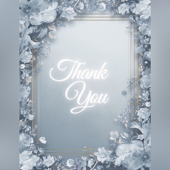 Large Size Thank You Cards (20) - Picture 8 of 8